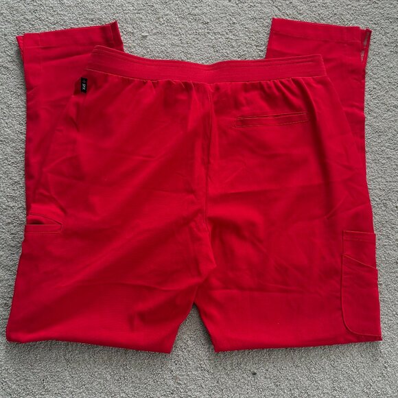 Grey's Anatomy Scrub Pants, Red, Size M - Picture 2 of 3